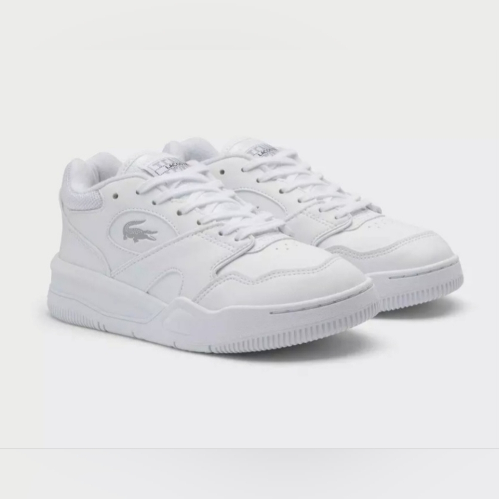 New Lacoste Lineshot Sneakers Classic Kids White Size 1
